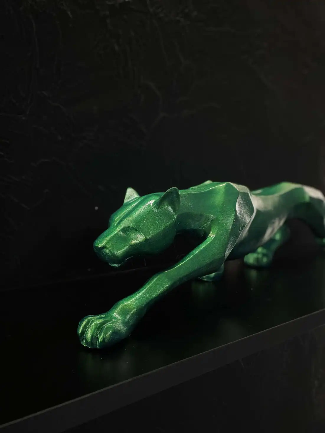 Cubic Panther Statue