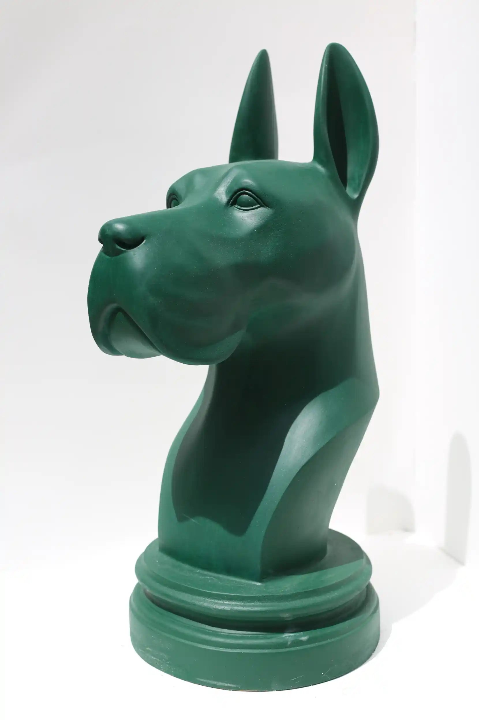 danua dog statue front left view