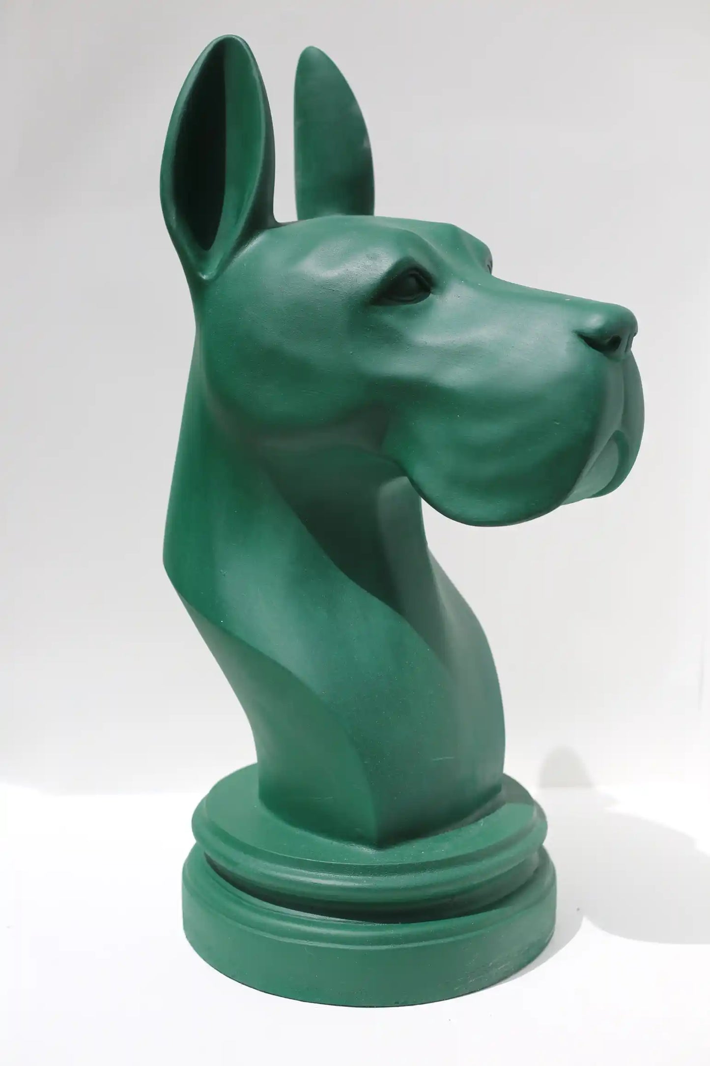 danua dog statue front right view