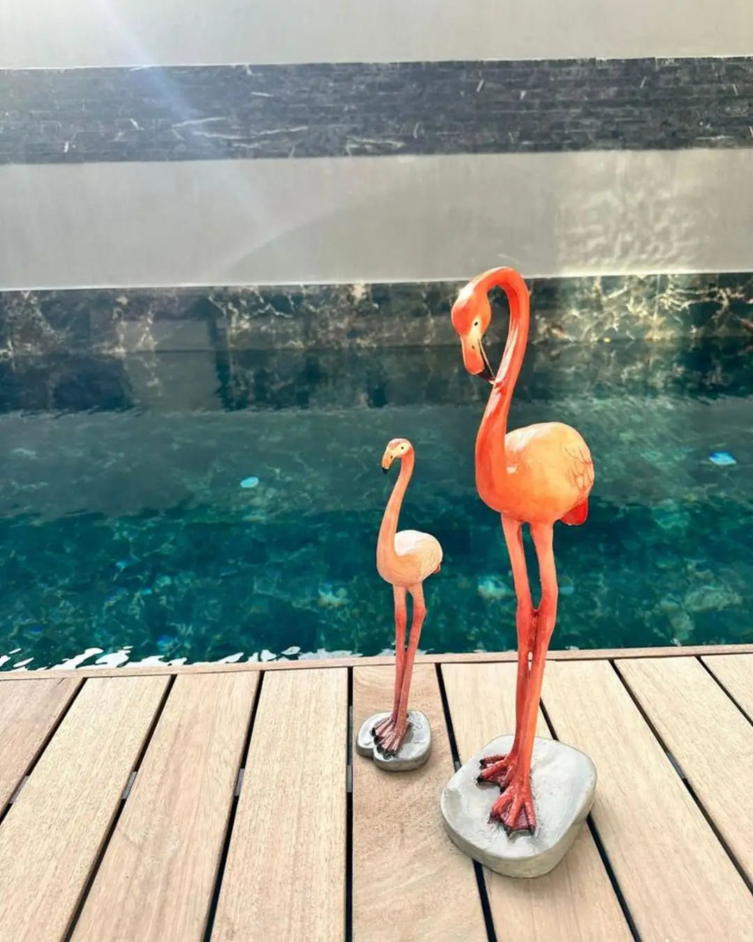 Flamingo Statue (Set of 2)