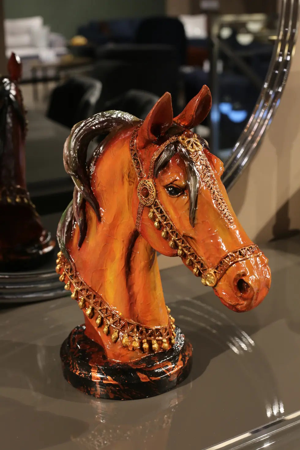 Arabian Horse Bust brown right view