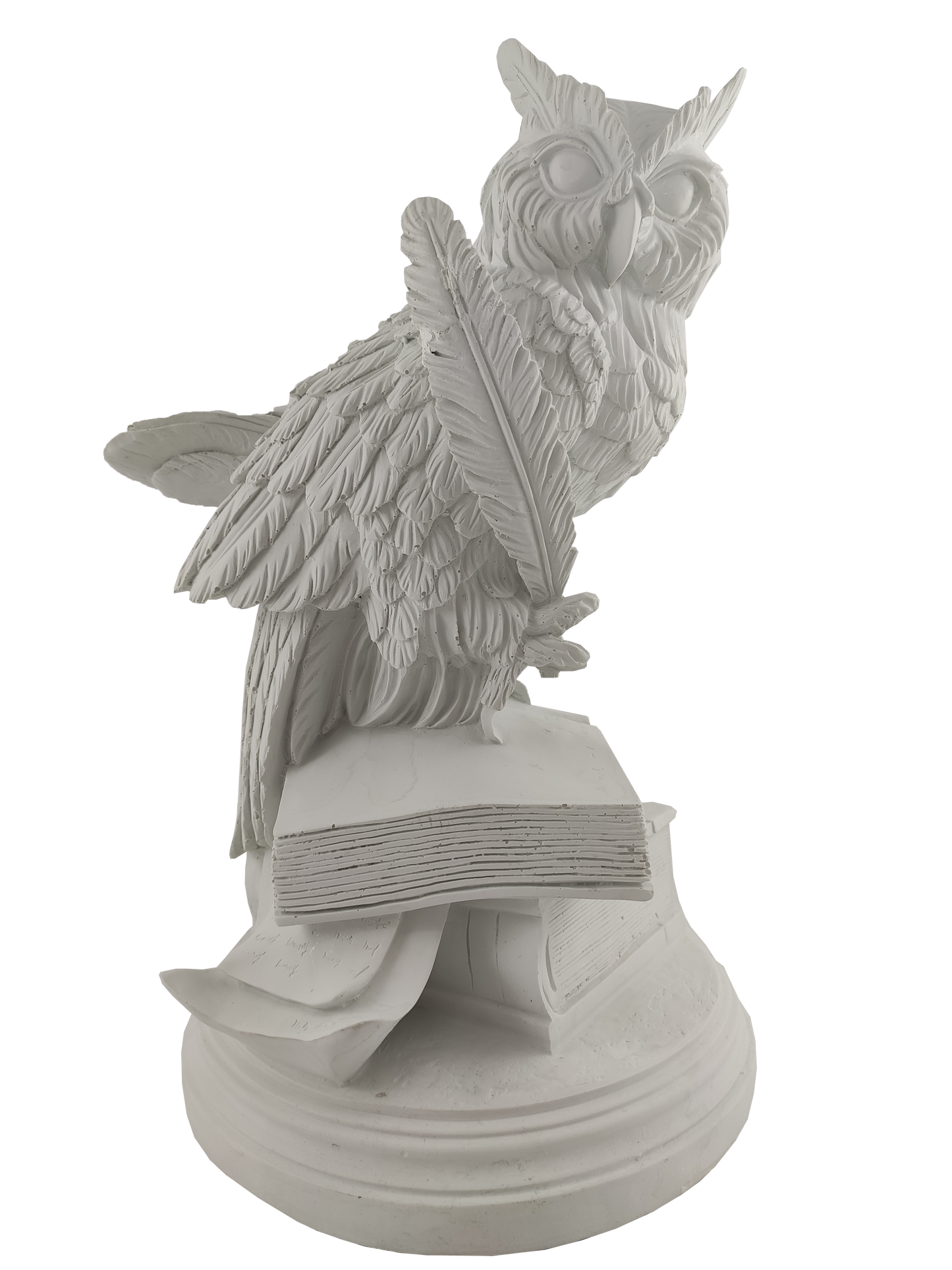 Owl Statue with Book