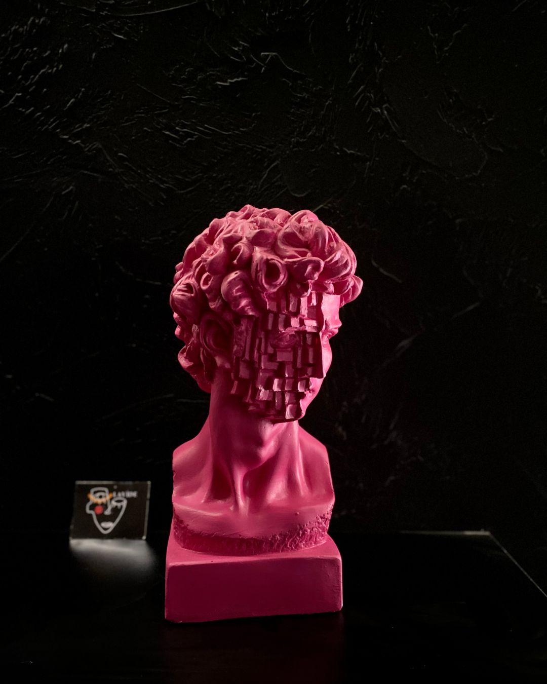 Pink Bust of David