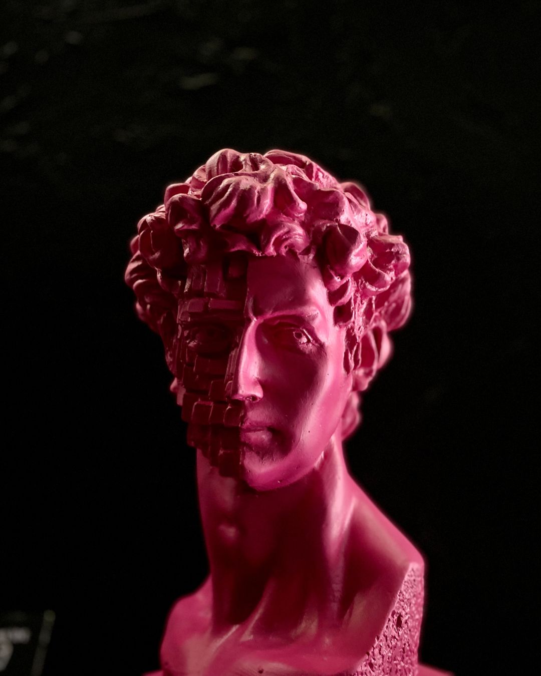 Pink Bust of David