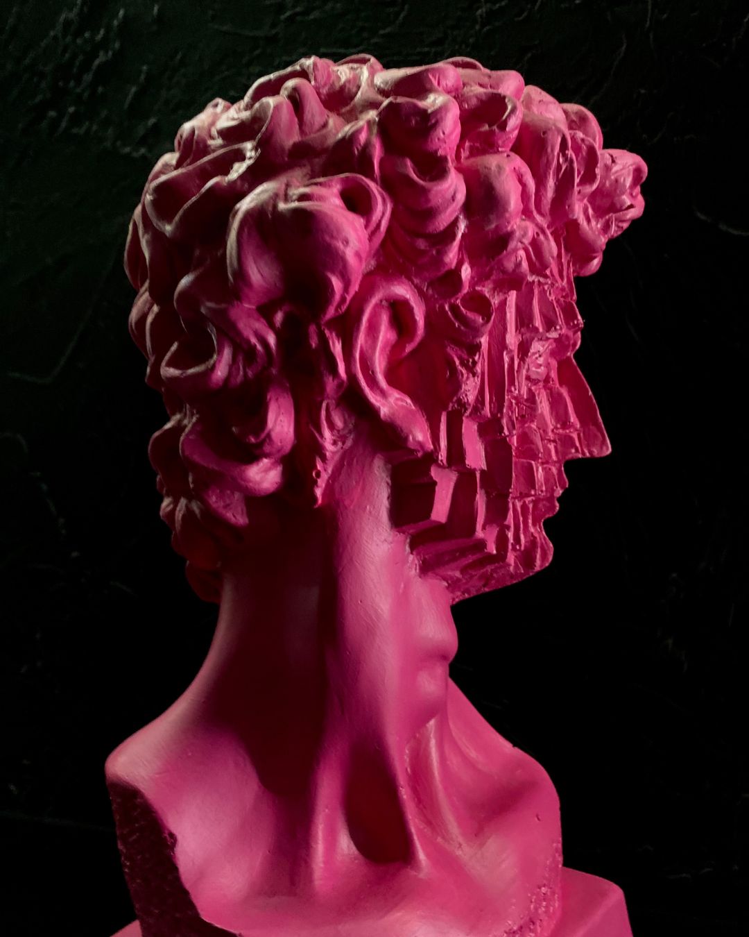 Pink Bust of David