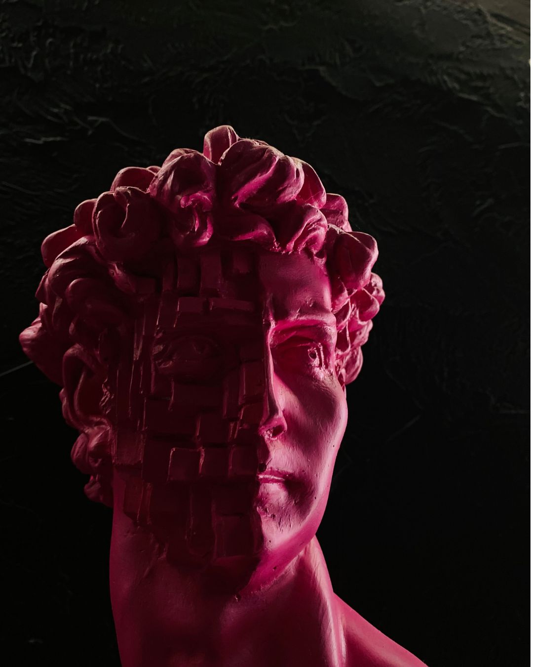 Pink Bust of David