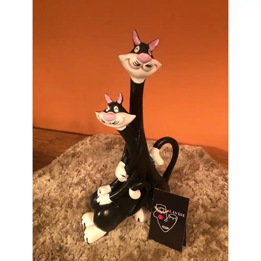 Double Cat Statue