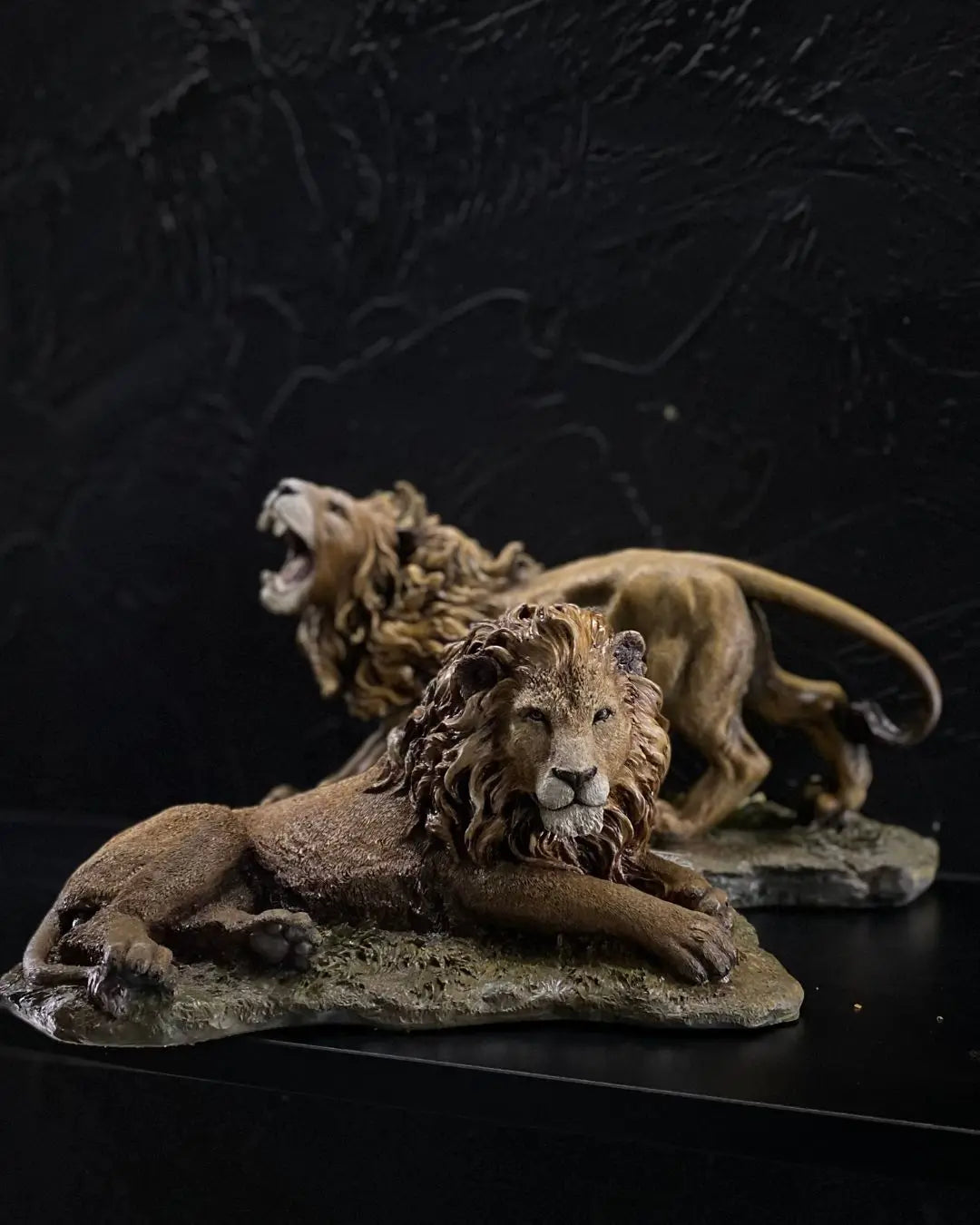 Reclining Lion Statue