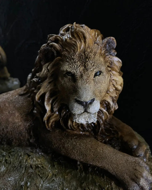 Reclining Lion Statue