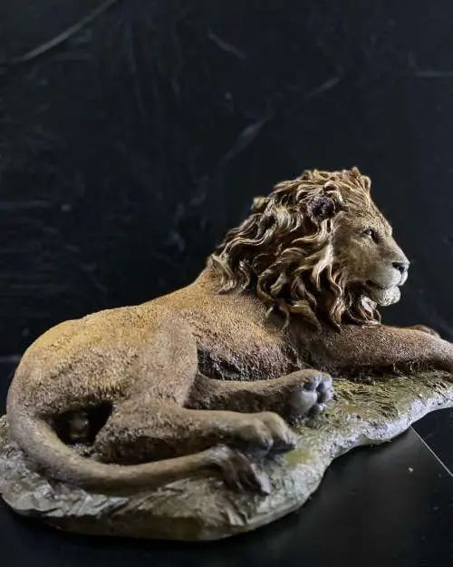 Reclining Lion Statue