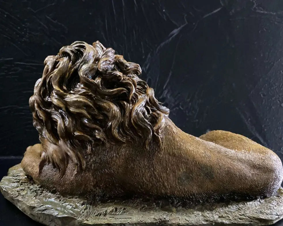 Reclining Lion Statue